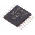 SN74HC138PW; IC: digital; 3-to-8 lines,decoder,demultiplexer; IN: 3; SMD; TEXAS INSTRUMENTS
