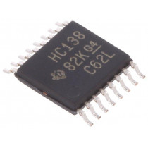 SN74HC138PW; IC: digital; 3-to-8 lines,decoder,demultiplexer; IN: 3; SMD; TEXAS INSTRUMENTS