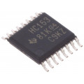 SN74HC153PW; IC: digital; 4-to-1 lines,multiplexer,data selector; SMD; 2÷6VDC; TEXAS INSTRUMENTS