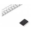 SN74HC240PWT; IC: digital; 3-state,octal,line driver; Channels: 8; SMD; TSSOP20; TEXAS INSTRUMENTS