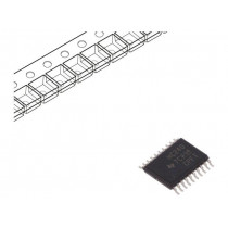 SN74HC240PWT; IC: digital; 3-state,octal,line driver; Channels: 8; SMD; TSSOP20; TEXAS INSTRUMENTS