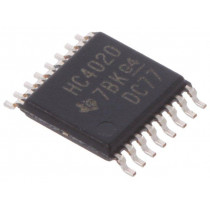SN74HC4020PW; IC: digital; 14bit,binary counter; Channels: 12; Series: HC; SMD; TEXAS INSTRUMENTS