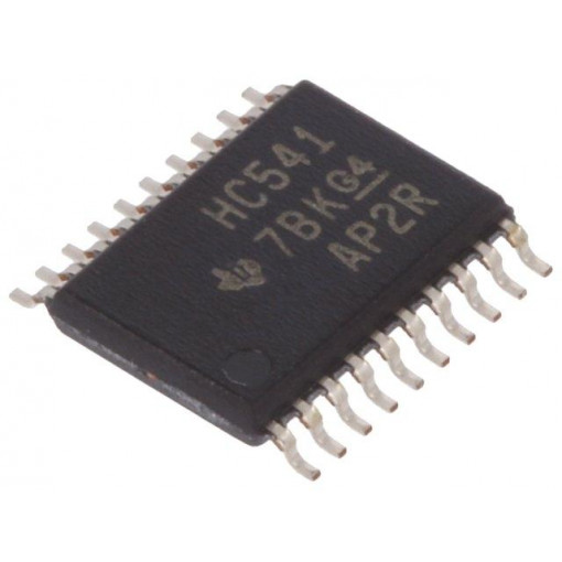 SN74HC541PW; IC: digital; 3-state,buffer,line driver; Channels: 8; SMD; TSSOP20; TEXAS INSTRUMENTS