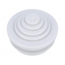 21642001; Grommet; TPE (thermoplastic elastomer); grey; -35÷60°C; UL94HB; SPELSBERG