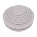 21643201; Grommet; TPE (thermoplastic elastomer); grey; -35÷60°C; UL94HB; SPELSBERG