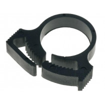 192-10100; Fixing clamp; ØBundle : 14.5÷16.6mm; W: 17.6mm; polyamide; black; HELLERMANNTYTON