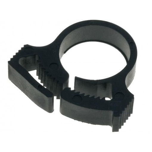 192-10080; Fixing clamp; ØBundle : 13.1÷15mm; W: 16.7mm; polyamide; black; HELLERMANNTYTON