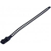 115-11270; Cable tie; multi use; L: 260mm; W: 11mm; polyurethane; 123N; black; HELLERMANNTYTON