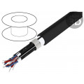 400026; Wire: loudspeaker cable; 4x2x0,22mm2; stranded; Cu,tinned; black; HELUKABEL 400026; Wire: loudspeaker cable; 4x2x0,22mm2; stranded; Cu,tinned; black; HELUKABEL