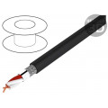 400080; Wire: microphone cable; black; Cu; PVC; -30÷70°C; shielded; audio; HELUKABEL 400080; Wire: microphone cable; black; Cu; PVC; -30÷70°C; shielded; audio; HELUKABEL