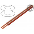 40180; Wire: loudspeaker cable; 2x0,5mm2; stranded; Cu; transparent; PVC; HELUKABEL 40180; Wire: loudspeaker cable; 2x0,5mm2; stranded; Cu; transparent; PVC; HELUKABEL