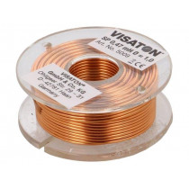 5009; Inductor: air coil; 0.47mH; 0.36Ω; Ø: 48mm; H: 18mm; Øcore: 1mm; VISATON