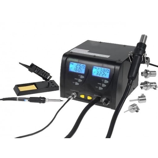 ; Hot air soldering station; digital; 160÷480°C; 3÷24l/min; 5kg; SOLDER PEAK ; Hot air soldering station; digital; 160÷480°C; 3÷24l/min; 5kg; SOLDER PEAK