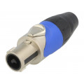 SP-2-FN; Plug; loudspeaker; female; PIN: 2; for cable; 30A; 133V; zinc alloy; AMPHENOL