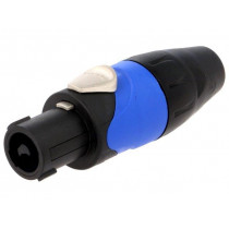 SP-2-FS; Plug; loudspeaker; female; PIN: 2; for cable; 30A; 133V; soldering; AMPHENOL