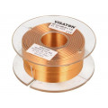 5025; Inductor: air coil; 3.3mH; 1.1Ω; Ø: 71mm; H: 29mm; Øcore: 1mm; VISATON 5025; Inductor: air coil; 3.3mH; 1.1Ω; Ø: 71mm; H: 29mm; Øcore: 1mm; VISATON