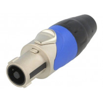 SP-4-FNS; Plug; loudspeaker; female; PIN: 4; for cable; 30A; 133V; zinc alloy; AMPHENOL
