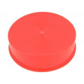 15320; Plugs; Body: red; Out.diam: 112.5mm; H: 27.5mm; Mat: LDPE; SUNDPLAST