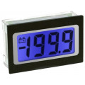 SP400-BLUE; Meter: mounting; on panel; digital; 35.1x22.4x10.75mm; 7.5V; 350uA; LASCAR