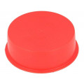 14620; Plugs; Body: red; Out.diam: 68.2mm; H: 21mm; Mat: LDPE; Shape: round; SUNDPLAST