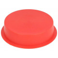 15000; Plugs; Body: red; Out.diam: 98mm; H: 24mm; Mat: LDPE; Shape: round; SUNDPLAST
