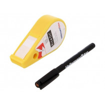 550-14010; Kit of self-laminating cable labels; self-adhesive; -40÷80°C; HELLERMANNTYTON