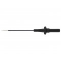 SPS 8034 NI/SW; Test probe; 5A; black; Socket size: 4mm; Plating: nickel plated; SCHÜTZINGER