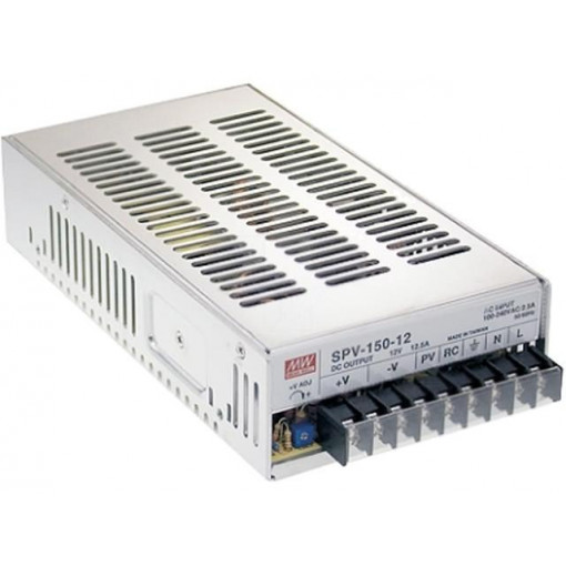 SPV-150-12; Power supply: switched-mode; programmable; 150W; 12VDC; 12.5A; MEAN WELL