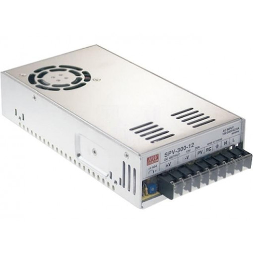 SPV-300-24; Power supply: switched-mode; programmable; 300W; 24VDC; 12.5A; MEAN WELL