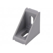 SQT.40-25-A-8; Angle bracket; for profiles; Width of the groove: 8mm; W: 25mm; ELESA+GANTER