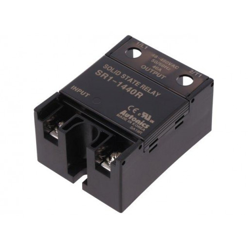 SR1-1440R-N; Relay: solid state; Ucntrl: 4÷30VDC; 40A; 48÷480VAC; screw type; AUTONICS