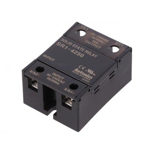 SR1-4250-N; Relay: solid state; Ucntrl: 90÷240VAC; 50A; 24÷240VAC; screw type; AUTONICS