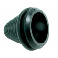 ; Grommet; stepped; PVC; black; Øcable: 10÷22mm; t: 3mm; ESSENTRA