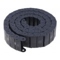 ; Cable chain; Series: Light; Bend.rad: 30mm; L: 1003mm; Colour: black; BREVETTI