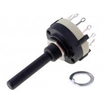 SR26NS1-1-12-M10-38R6; Switch: rotary; Pos: 12; 0.3A/125VAC; 1A/30VDC; Poles number: 1; 30°; CANAL ELECTRONIC