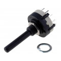 SR26NS1-1-12P-M10-38R6; Switch: rotary; Pos: 12; 0.3A/125VAC; 1A/30VDC; Poles number: 1; 30°; CANAL ELECTRONIC SR26NS1-1-12P-M10-38R6; Switch: rotary; Pos: 12; 0.3A/125VAC; 1A/30VDC; Poles number: 1; 30°; CANAL ELECTRONIC