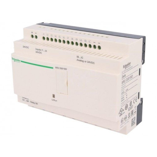 SR2D201BD; Programmable relay; IN: 12; Anal.in: 2; OUT: 8; OUT 1: relay; 24VDC; SCHNEIDER ELECTRIC
