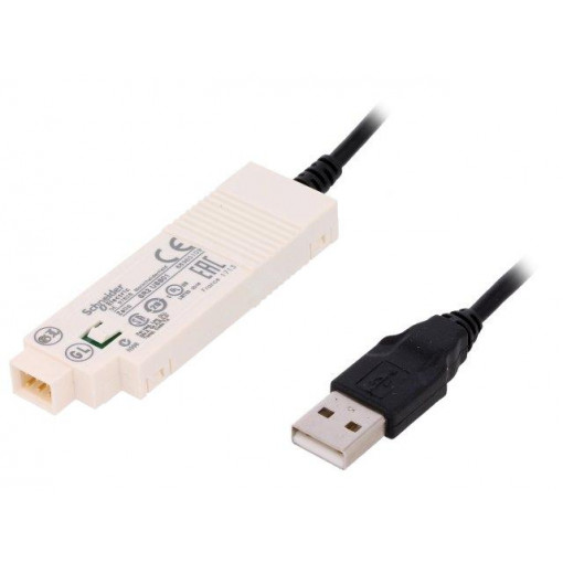 SR2USB01; Communication cable; Zelio Logic; -10÷55°C; V: Compact,Modular; SCHNEIDER ELECTRIC