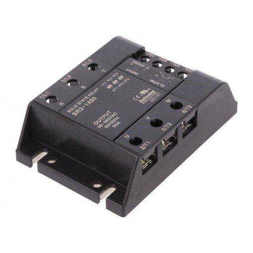 SR3-1450; Relay: solid state; Ucntrl: 4÷30VDC; 50A; 48÷480VAC; 3-phase; AUTONICS