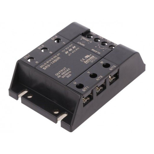 SR3-1450R; Relay: solid state; Ucntrl: 4÷30VDC; 50A; 48÷480VAC; 3-phase; AUTONICS