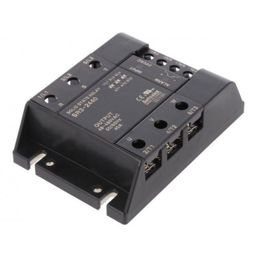 SR3-2440; Relay: solid state; Ucntrl: 24VAC; 40A; 48÷480VAC; 3-phase; AUTONICS