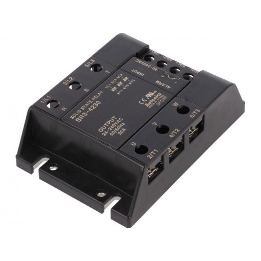 SR3-4230; Relay: solid state; Ucntrl: 90÷240VAC; 30A; 24÷240VAC; 3-phase; AUTONICS