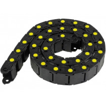 ; Cable chain; Series: Medium; Bend.rad: 40mm; L: 990mm; Colour: black; BREVETTI