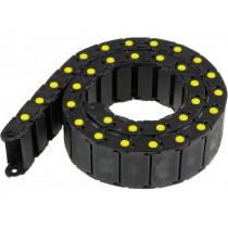 ; Cable chain; Series: Medium; Bend.rad: 60mm; L: 990mm; Colour: black; BREVETTI