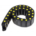 SR305A030; Cable chain; Series: Medium; Bend.rad: 70mm; L: 980mm; Colour: black; BREVETTI