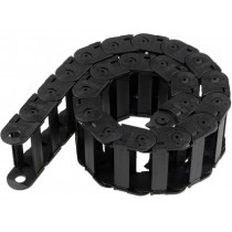 ; Cable chain; Series: Light; Bend.rad: 60mm; L: 990mm; Colour: black; BREVETTI
