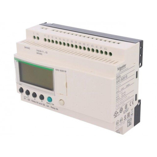 SR3B261B; Programmable relay; IN: 16; Anal.in: 0; OUT: 10; OUT 1: relay; DIN; SCHNEIDER ELECTRIC
