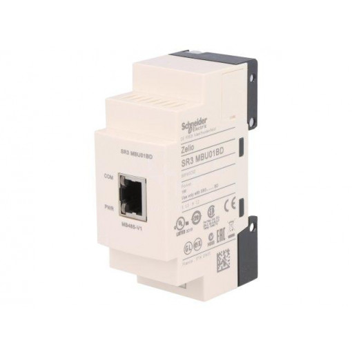 SR3MBU01BD; Module: communication; OUT 1: RS485 MODBUS RTU; Zelio Logic; SCHNEIDER ELECTRIC