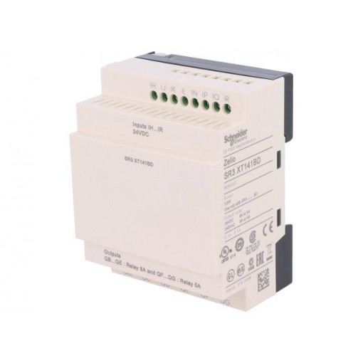 SR3XT141BD; Module: extension; IN: 8; OUT: 6; 24VDC; OUT 1: relay; Zelio Logic; SCHNEIDER ELECTRIC