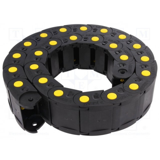 SR400041; Cable chain; Series: Medium; Bend.rad: 75mm; L: 1000mm; BREVETTI